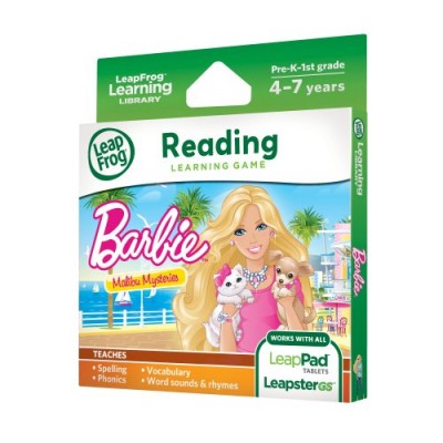 LeapFrog Learning Game: Barbie Malibu Mysteries (for LeapPad Tablets and LeapsterGS)