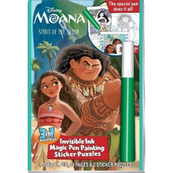 Disney's Moana Invisible Magic Ink and Sticker Set