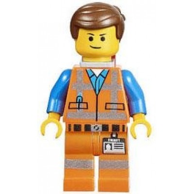 LEGO The Movie LOOSE Mini Figure Emmet with Piece of Resistance