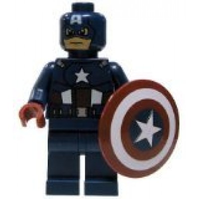 Lego Marvel Super Heroes Minifigure: Captain America with Shield