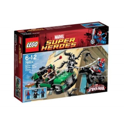 LEGO Super Heroes Spiderman Spider Cycle Chase 76004