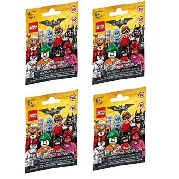 LEGO, The LEGO Batman Movie Minifigures Bundle of 4 (71017) Styles May Vary