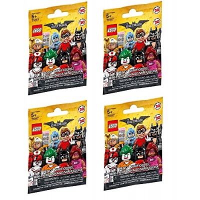 LEGO, The LEGO Batman Movie Minifigures Bundle of 4 (71017) Styles May Vary