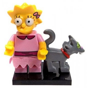 LEGO The Simpsons Series 2 Collectible Minifigure 71009 - Lisa Simpson (Snowball II Cat)