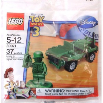 LEGO Toy Story 3 ARMY MAN & JEEP Minifigure Bag 30071 (37 pieces)