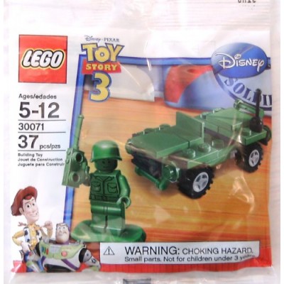 LEGO Toy Story 3 ARMY MAN & JEEP Minifigure Bag 30071 (37 pieces)