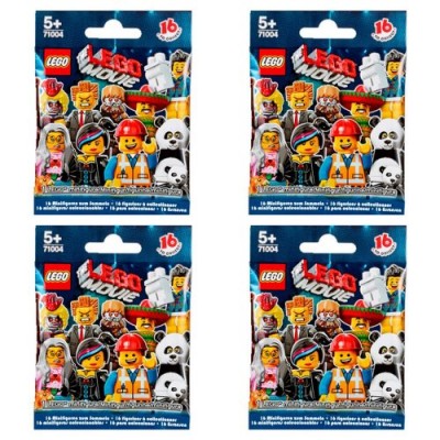 LEGO® Minifigures - The LEGO Movie Series 71004 (FOUR random packs)