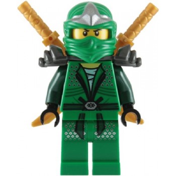 Lloyd ZX (Green Ninja) with Dual Gold Swords - LEGO Ninjago