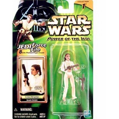 1 X Star Wars: Power of the Jedi Leia Organa (Bespin Escape) Action Figure