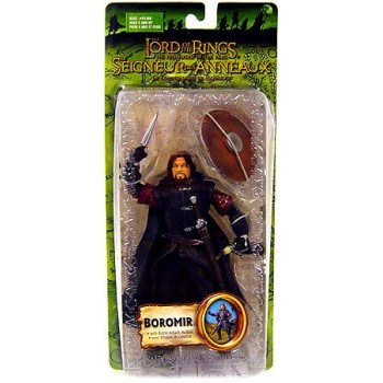 Lord of the Rings Fellowship of the Ring Battle Attack Boromir Bilingual Action Figure