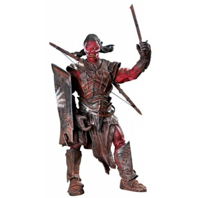 Lord of the Rings Trilogy Return of The King Bi Lingual Action Figure Series 3 Cirith Ungol UrukHai SwordSlashing