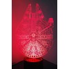 Loveboat 7 Colors Amazing Optical Illusion 3D Glow LED Lamp Art Sculpture Lights Produces Unique Lighting Effects and 3D Visualization for Home Dec...