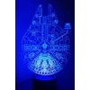 Loveboat 7 Colors Amazing Optical Illusion 3D Glow LED Lamp Art Sculpture Lights Produces Unique Lighting Effects and 3D Visualization for Home Dec...