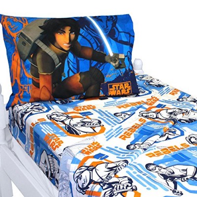 Lucas Film Star Wars Rebels "Fight" Sheet Set, Twin
