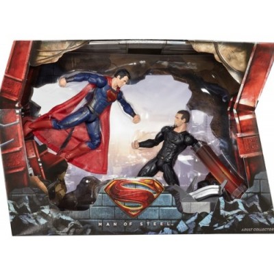 2013 SDCC Mattel Exclusive Superman vs. General Zod Movie Masters