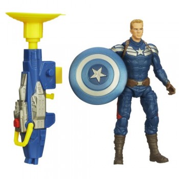 Captain America Super Soldier Gear Grapple Cannon Action Figure