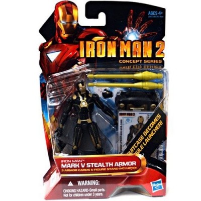 Disney Iron Man Mark V Stealth Armor Iron Man 2 Action Figure -- 4''