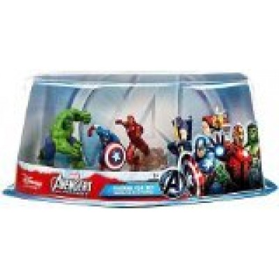Disney Marvel AVENGERS Assemble Exclusive 5-Piece PVC Figurine Playset [Hulk, Captain America, Iron Man, Thor & Hawkeye]