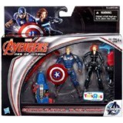 Marvel Avengers Age of Ultron Age of Ultron Captain America & Black Widow Exclusive 3 3/4" Action Figure 2-Pack