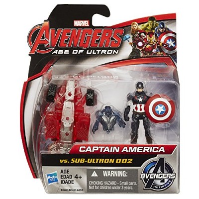 Marvel Avengers Age of Ultron Captain America Vs. Sub-Ultron 002 2.5-inch Figure Pack