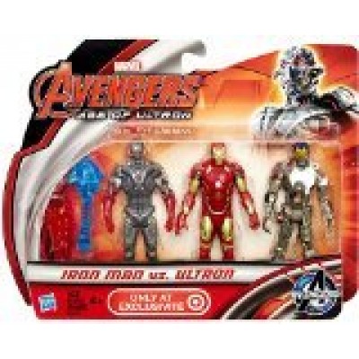 Marvel Avengers Age of Ultron Iron Man vs Ultron Exclusive 3 3/4 Action Figure 3-Pack