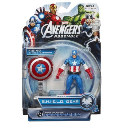 Marvel Avengers Assemble Shield Blast Captain America Figure
