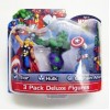 Marvel Avengers - Thor, Hulk & Captain America - 3 Pack Deluxe 4" Figure Pack