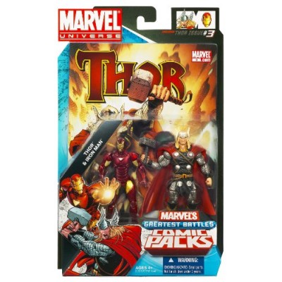 Marvel Comic 2 Pack Thor Versus Iron Man