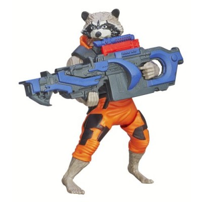 Marvel Guardians of The Galaxy Galactic Battlers Rocket Raccoon Figure