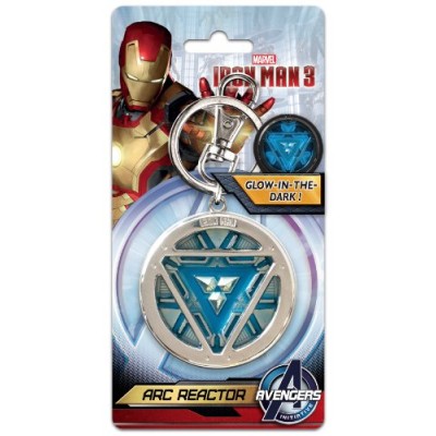 Marvel Iron Man 3 Arc Reactor Pewter Key Ring