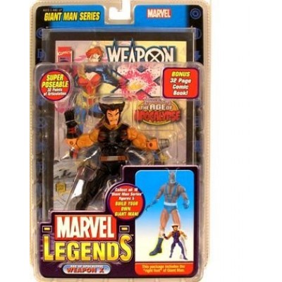 Marvel Legends Giant Man Series Weapon X Action Figure with Giant Man Builder Piece