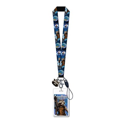 Marvel Rocket Raccoon Lanyard with PVC Dangle