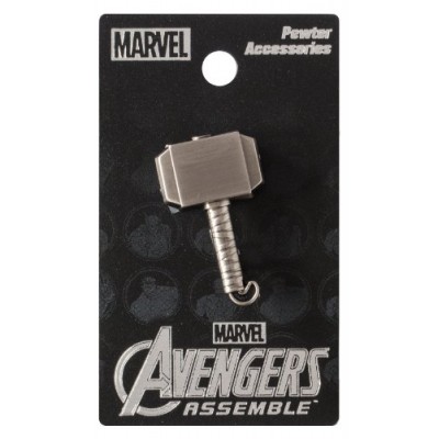 Marvel Thor Hammer Pewter Lapel Pin