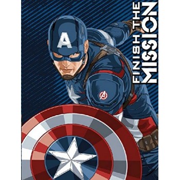 The Avengers Captain America Plush Throw Blanket the Avengers Finish Mission Age of Ultron
