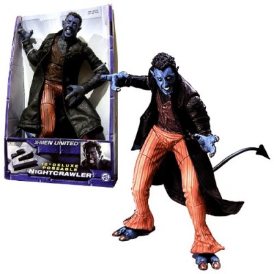 Toy Biz Year 2003 Marvel X-Men United X2 Movie Series 12 Inch Tall Deluxe Poseable Action Figure - NIGHTCRAWLER