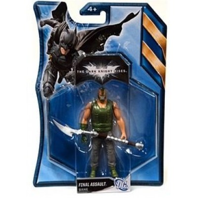 Batman Dark Knight Rises 4.5 Inch Action Figure with Accessories Final Assault Bane Green Shirt by Mattel
