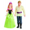 Disney Frozen Anna and Kristoff Doll, 2-Pack