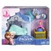 Disney Frozen MagiClip Flip 'N Switch Castle and Anna Doll