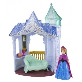 Disney Frozen MagiClip Flip 'N Switch Castle and Anna Doll
