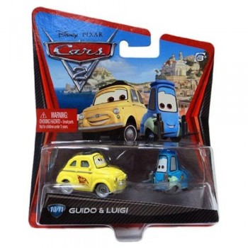 Disney / Pixar CARS 2 Movie 155 Die Cast Car #10 11 Guido Luigi by Mattel
