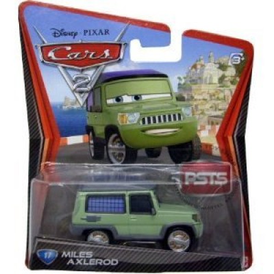 Disney / Pixar CARS 2 Movie 155 Die Cast Car #17 Miles Axlerod by Mattel