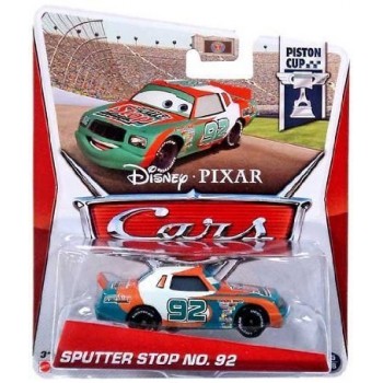 Disney / Pixar CARS MAINLINE 1:55 Die Cast Car Sputter Stop No. 92 [Piston Cup 15/18]
