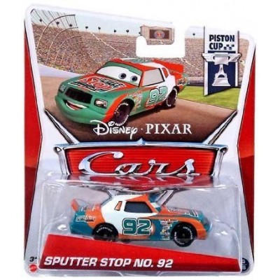 Disney / Pixar CARS MAINLINE 1:55 Die Cast Car Sputter Stop No. 92 [Piston Cup 15/18]