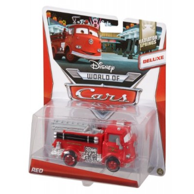 Disney World of Cars, Radiator Springs Deluxe Die-Cast Vehicle, Red #7/15, 1:55 Scale