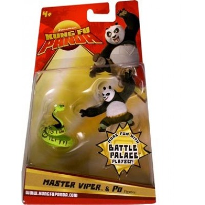 Kung Fu Panda Movie Figure 2-Pack Master Viper & Po