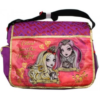Purple Monster High Ever After High Choose Your Own Destiny Messenger Bag