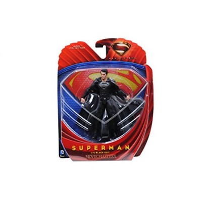 Superman Man of Steel Movie Masters Superman with Black Suit Action Figure