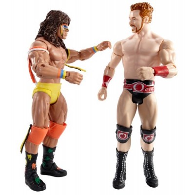 WWE WrestleMania Fantasy Match-Up Ultimate Warrior and Sheamus Action Figure, 2-Pack