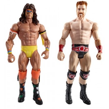 WWE WrestleMania Fantasy Match-Up Ultimate Warrior and Sheamus Action Figure, 2-Pack