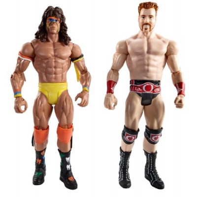 WWE WrestleMania Fantasy Match-Up Ultimate Warrior and Sheamus Action Figure, 2-Pack